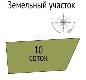 Дом 156м&sup2;, 2-этажный, участок 10 сот.  