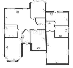 Дом 273м&sup2;, 1-этажный, участок 14 сот.  