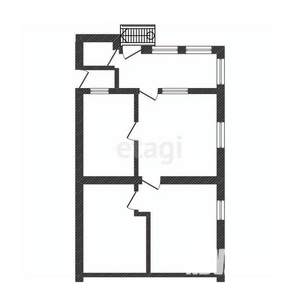 Дом 44м&sup2;, 1-этажный, участок 9 сот.  