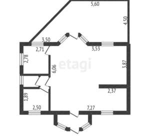 Дом 118м&sup2;, 1-этажный, участок 14 сот.  