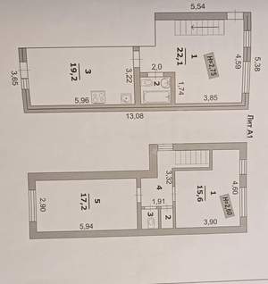 Дом 84м&sup2;, 2-этажный, участок 5 сот.  