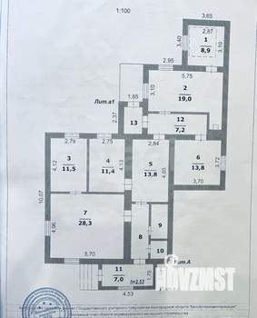 Дом 135м², 1-этажный, участок 15 сот.  