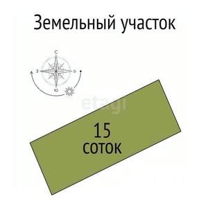 Дом 213м², 2-этажный, участок 15 сот.  