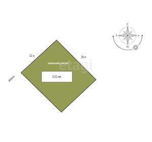 Дом 15м&sup2;, 1-этажный, участок 13 сот.  
