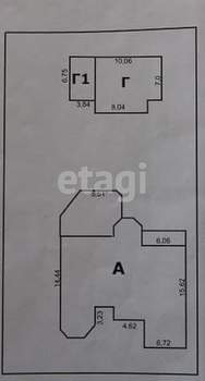 Дом 273м&sup2;, 1-этажный, участок 14 сот.  