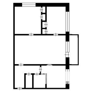 3-к квартира, на длительный срок, 45м2, 5/5 этаж