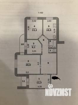 4-к квартира, на длительный срок, 86м2, 14/17 этаж