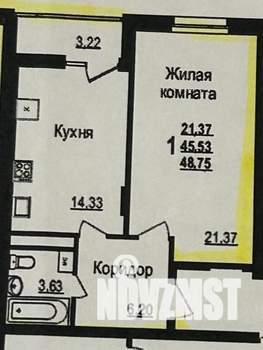1-к квартира, на длительный срок, 49м2, 3/11 этаж