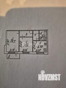 2-к квартира, на длительный срок, 50м2, 3/9 этаж