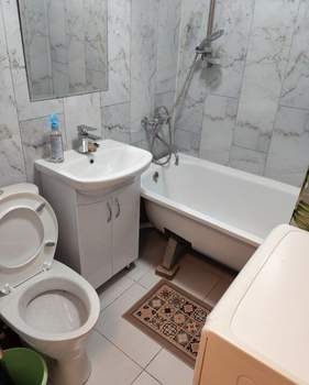 Студия квартира, на длительный срок, 43м2, 4/4 этаж