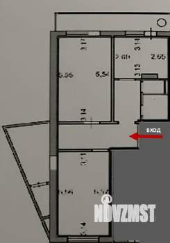 2-к квартира, на длительный срок, 59м2, 5/12 этаж