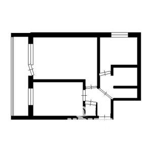 2-к квартира, на длительный срок, 39м2, 1/9 этаж