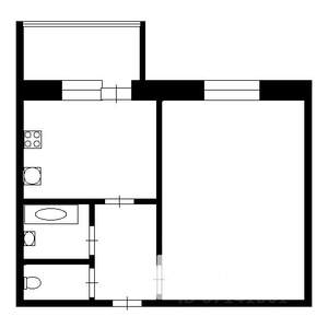 1-к квартира, на длительный срок, 32м2, 2/5 этаж