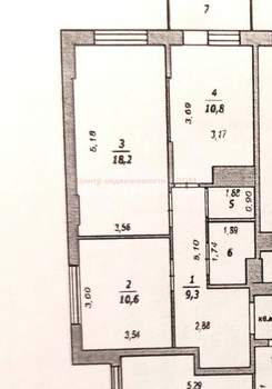 2-к квартира, на длительный срок, 54м2, 9/12 этаж