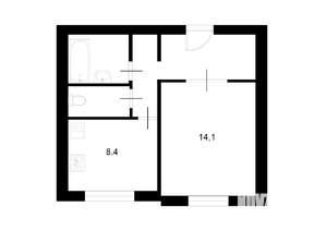 1-к квартира, на длительный срок, 35м2, 3/6 этаж