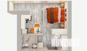 1-к квартира, на длительный срок, 27м2, 3/5 этаж