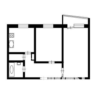 2-к квартира, на длительный срок, 50м2, 5/5 этаж