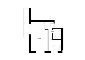 1-к квартира, на длительный срок, 30м2, 2/5 этаж
