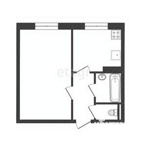 1-к квартира, вторичка, 31м2, 1/9 этаж