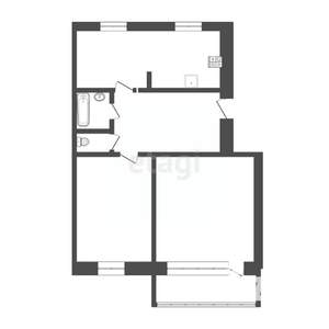 3-к квартира, вторичка, 59м2, 4/5 этаж