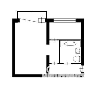 1-к квартира, вторичка, 33м2, 3/5 этаж