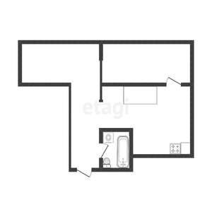 3-к квартира, вторичка, 56м2, 4/5 этаж