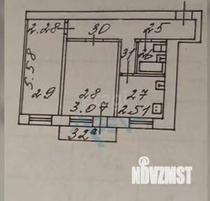 2-к квартира, вторичка, 45м2, 5/5 этаж