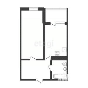 1-к квартира, вторичка, 49м2, 10/18 этаж