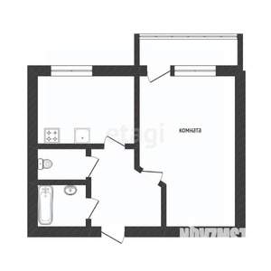 1-к квартира, вторичка, 50м2, 9/14 этаж