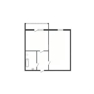 1-к квартира, вторичка, 41м2, 14/17 этаж