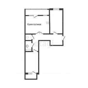 2-к квартира, вторичка, 86м2, 5/14 этаж