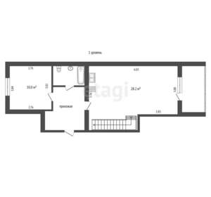 4-к квартира, вторичка, 92м2, 4/14 этаж