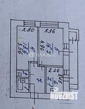 2-к квартира, вторичка, 48м2, 1/12 этаж