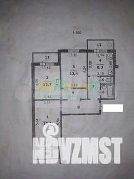 3-к квартира, вторичка, 71м2, 6/10 этаж
