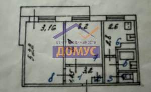 2-к квартира, вторичка, 45м2, 9/9 этаж