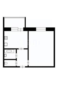 1-к квартира, вторичка, 31м2, 5/5 этаж