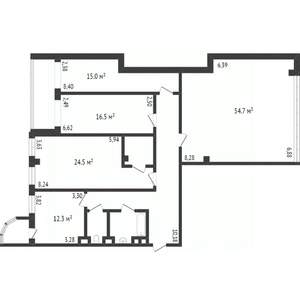 4-к квартира, вторичка, 246м2, 7/17 этаж