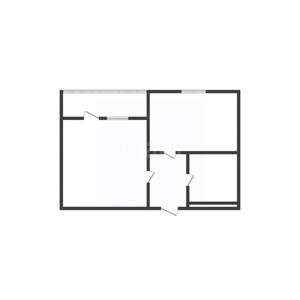 1-к квартира, вторичка, 43м2, 1/3 этаж
