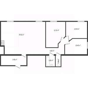 4-к квартира, вторичка, 89м2, 7/10 этаж