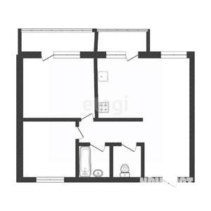 3-к квартира, вторичка, 63м2, 5/14 этаж