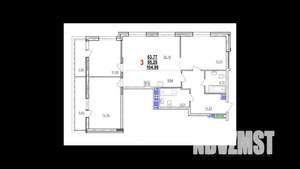 3-к квартира, вторичка, 105м2, 6/14 этаж