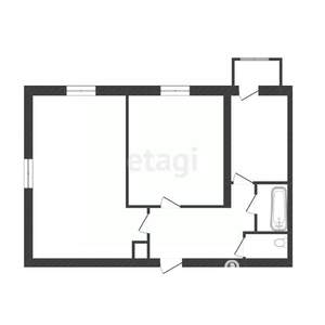 2-к квартира, вторичка, 46м2, 4/9 этаж