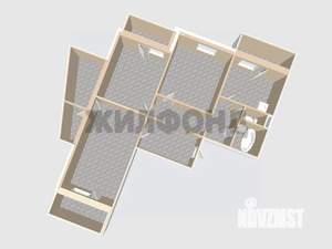 3-к квартира, вторичка, 69м2, 3/10 этаж