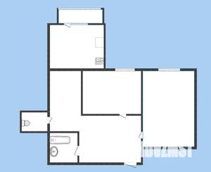 2-к квартира, вторичка, 57м2, 4/6 этаж