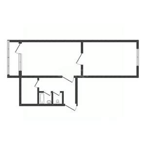 2-к квартира, вторичка, 44м2, 3/5 этаж