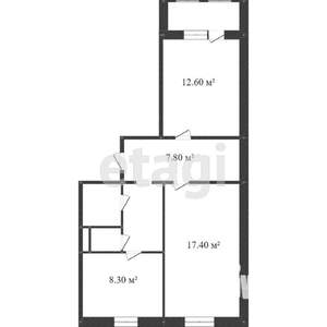 2-к квартира, вторичка, 54м2, 5/5 этаж