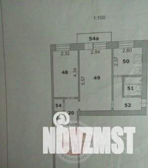 3-к квартира, вторичка, 56м2, 2/3 этаж