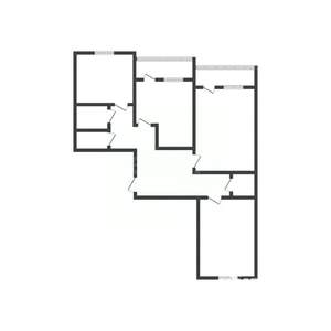 3-к квартира, вторичка, 88м2, 4/10 этаж