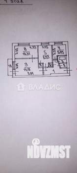 3-к квартира, вторичка, 51м2, 4/5 этаж
