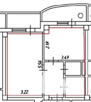 1-к квартира, вторичка, 38м2, 10/16 этаж